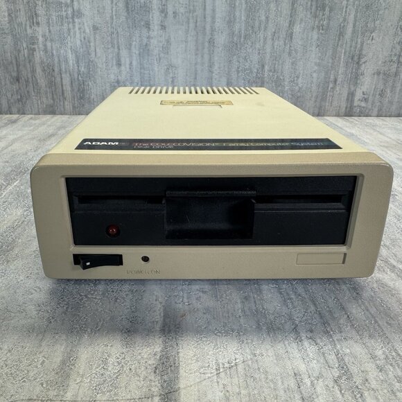 Coleco Adam 5 1/4" Disk Drive Model 7817 With Power Supply & Floppy’s Tested - Picture 3 of 16